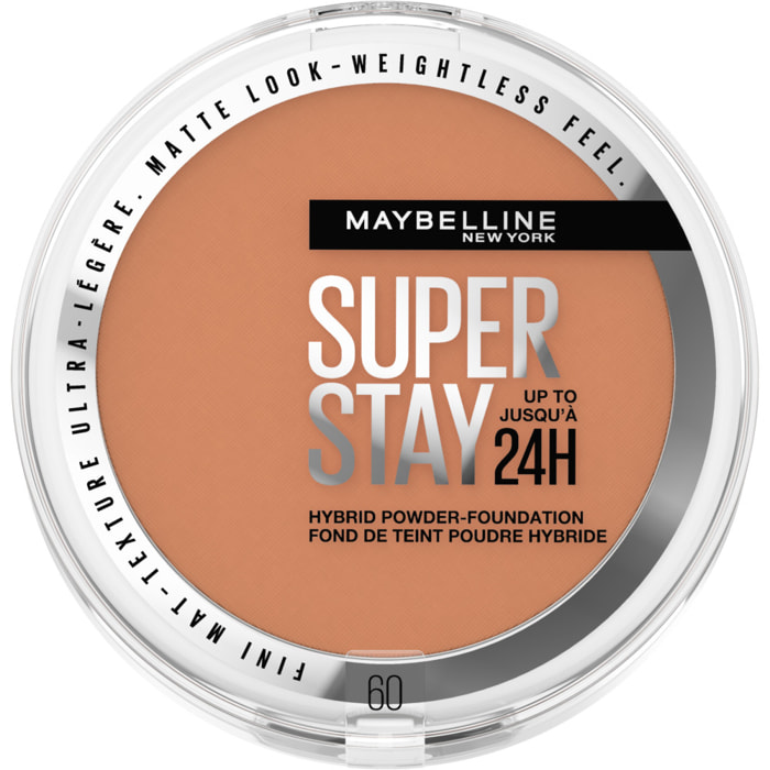 Maybelline New York Superstay 24H Hybride Fond de teint-Poudre Longue Tenue 60