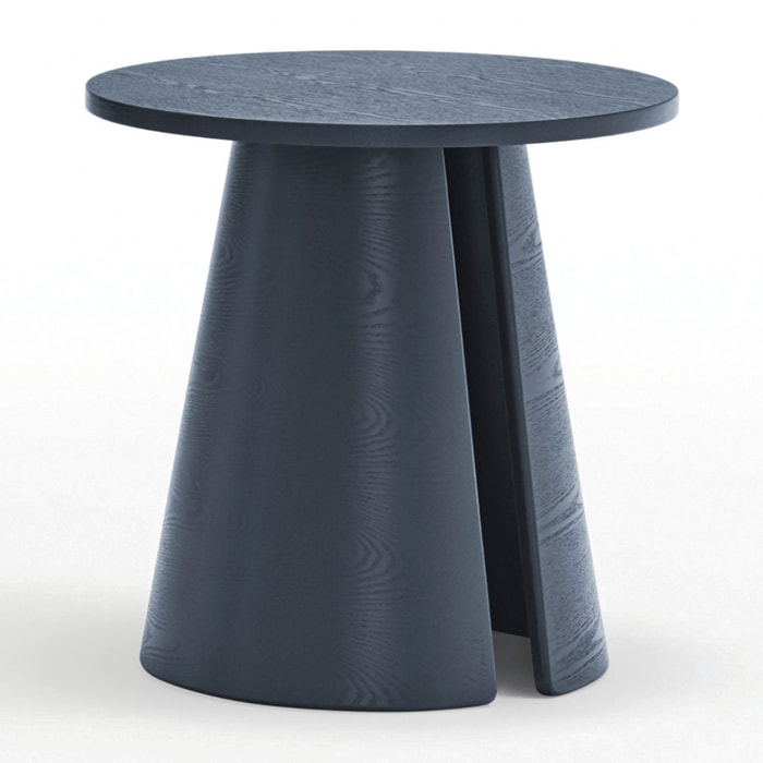 Mesa auxiliar redonda Cep azul oscuro