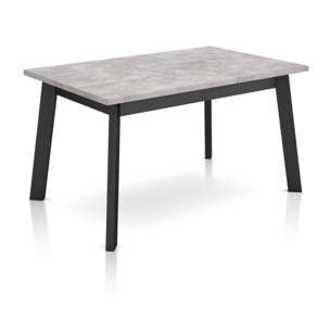 Mesa de comedor Naira 140 Cemento Negro