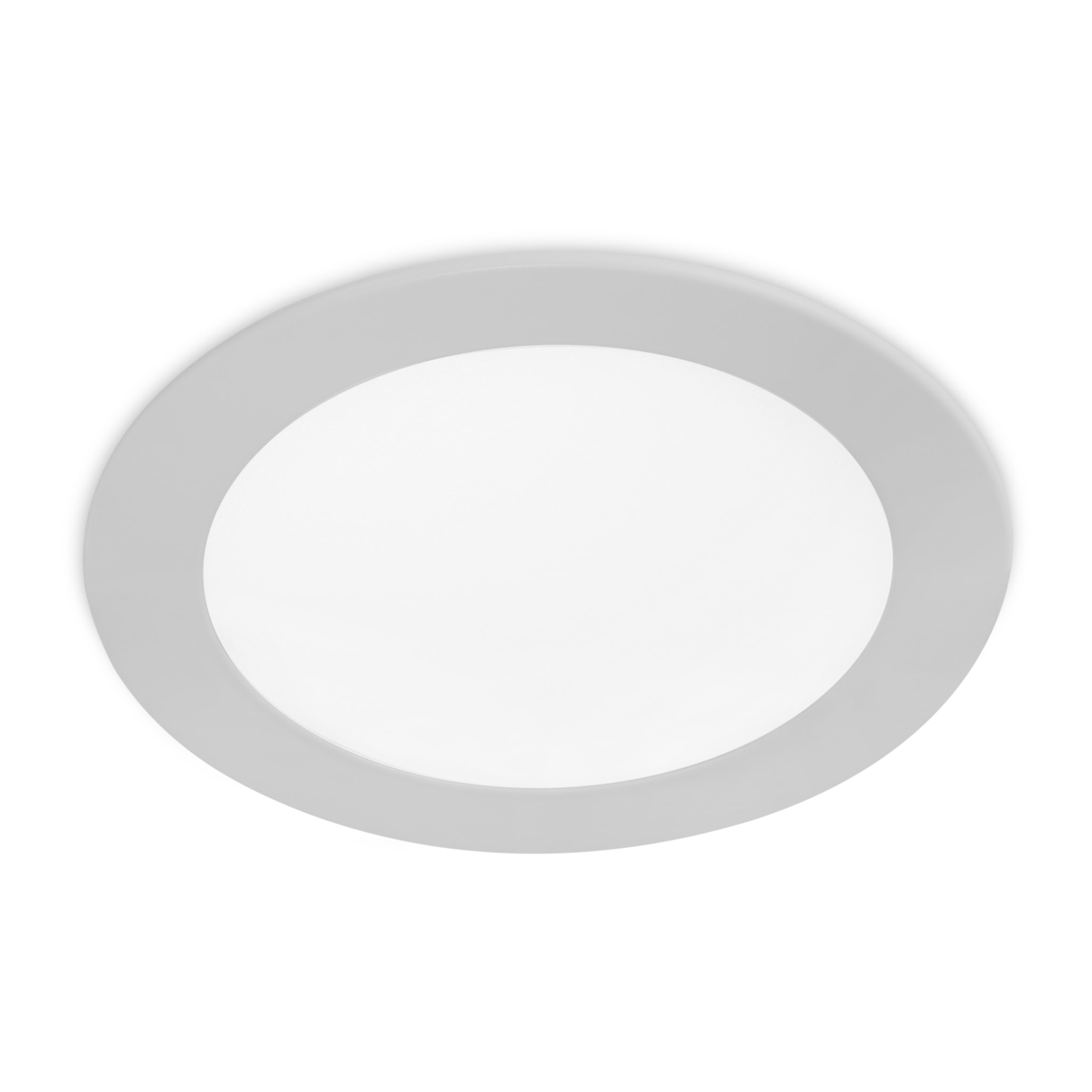 FORLIGHT Easy Circular - 5 Downlights con LED integrado 6000K para iluminar hacia abajo ON/OFF ø22,5cm Color Gris