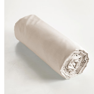 Drap housse 90 x 190 cm en coton avec bonnet H. 30 cm - AMBRE