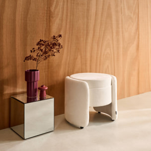 Tabouret coffre contemporain tissu KALO