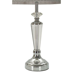 LAMPADA DA TAVOLO SILVERY CM Ø 30X56