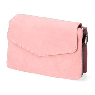 Borsa a tracolla donna - Modello Bassano - Vera pelle - 21.0 x 15.0 x 6.0 cm