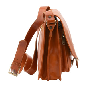 Borsa a tracolla da donna - Modello False - 100% pelle - 35.0 x 27.0 x 14.0 cm