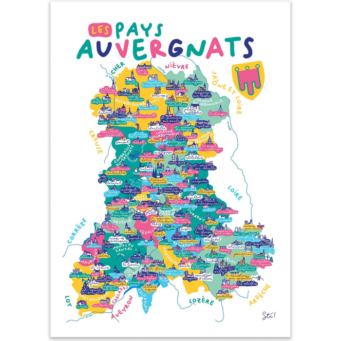 Affiche - Auvergne - Sté!