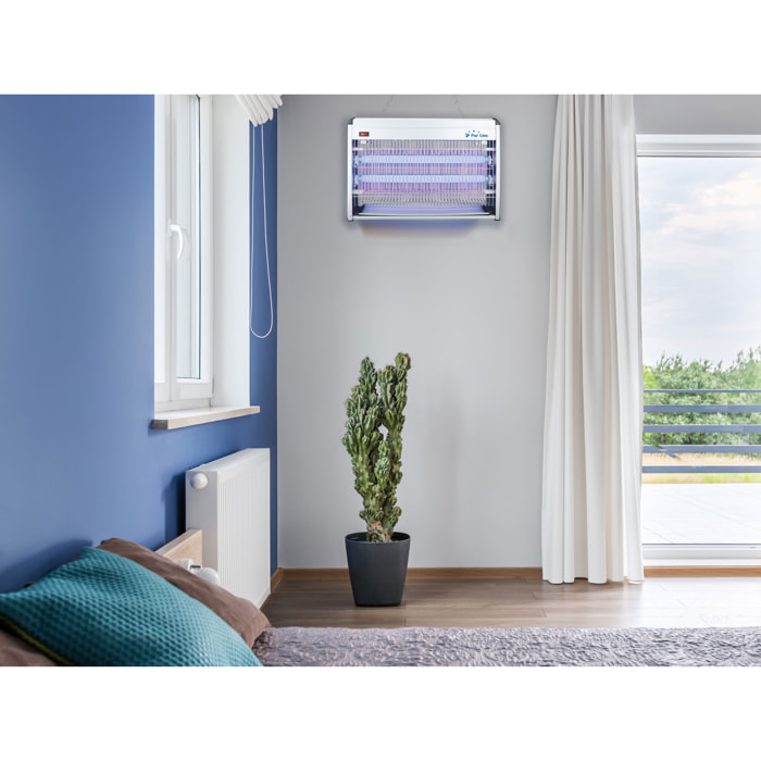 Lampada Anti-Insetti con luce ultravioletta 38 W per superfici di 80m2