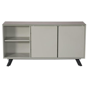 Buffet contemporain en verre gris clair OTTAWA