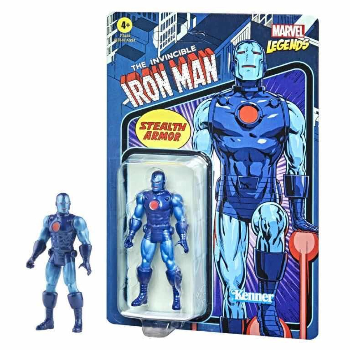 Marvel Legends Iron Man Stealth Armor Figura 9cm Hasbro