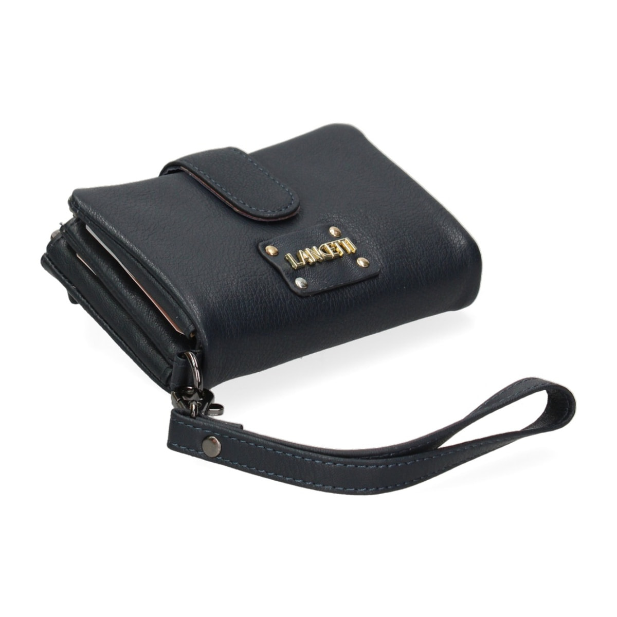 Portafoglio donna in vera pelle - Modello False - Casual - 13.5 x 10.0 x 3.0 cm