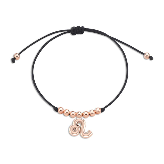 Bracciale Hiriwa 925 Zodiaco Leone Argento Rosè