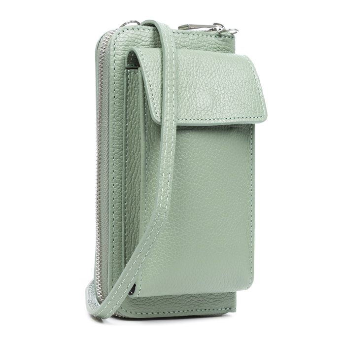 Carmina Cartera Mujer Mujer.Piel auténtica Dollaro