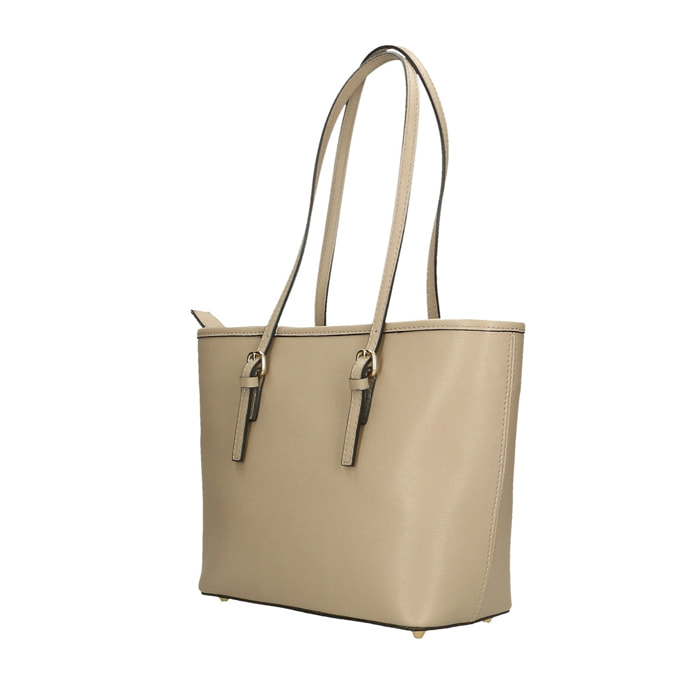 Borsa a spalla da donna - Modello Michelle - Vera pelle - 26.0 x 23.0 x 12.0 cm