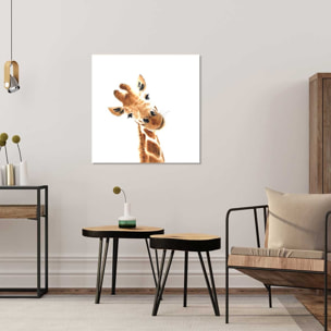 Tableau dessin charmante girafe Toile imprimée