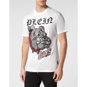 PHILIPP PLEIN T-Shirt Round Neck BULLDOGS