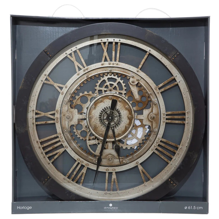 Horloge mécanique "Ivy" D61cm