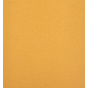 Lampe céramique "Timéo" jaune moutarde strié H25cm