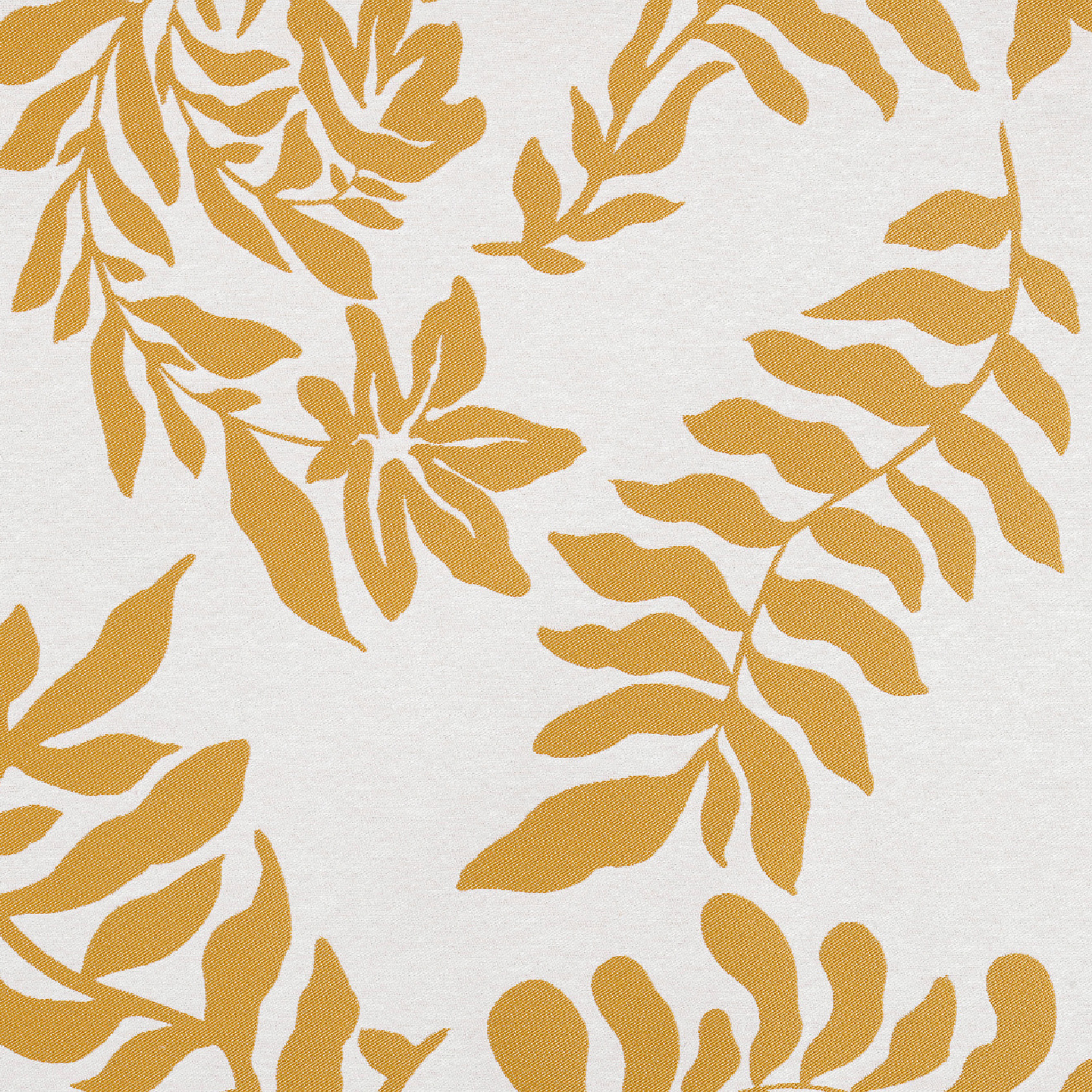 Coussin Feuillage Style Henri Matisse - Jaune
