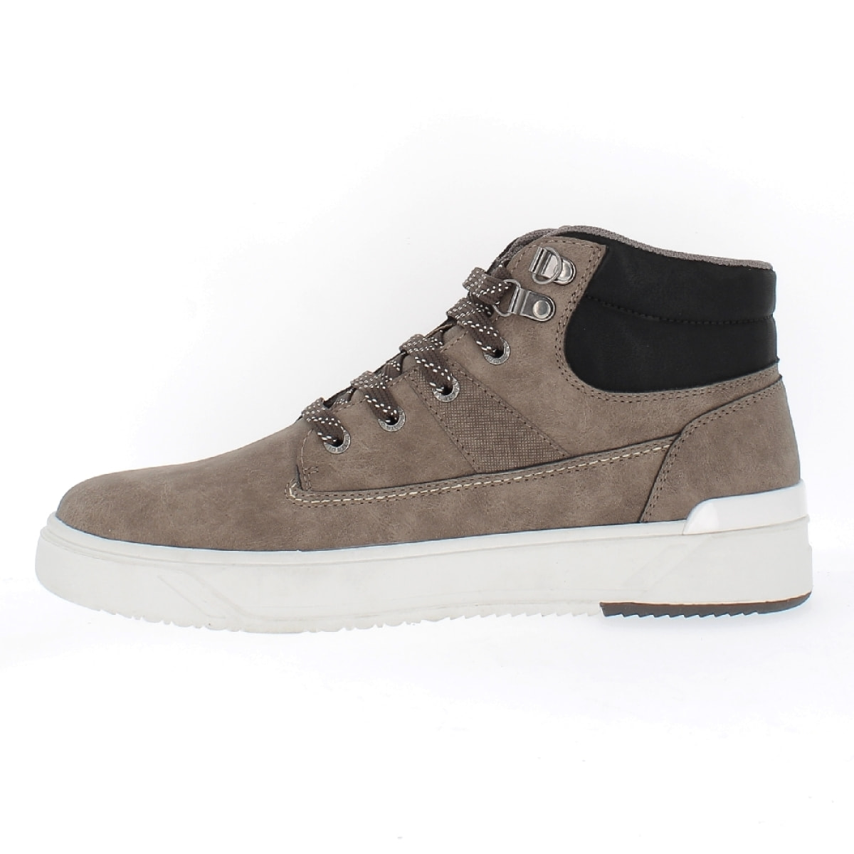 Armata di Mare Scarpe Uomo Sneakers Mid Stringate con Soletta Rimovibile in Memory Foam AMU W23D432 Taupe