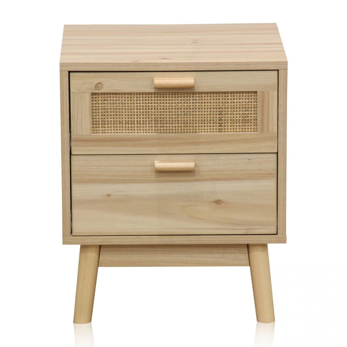 Mesita de noche Debra Pino - Rattan