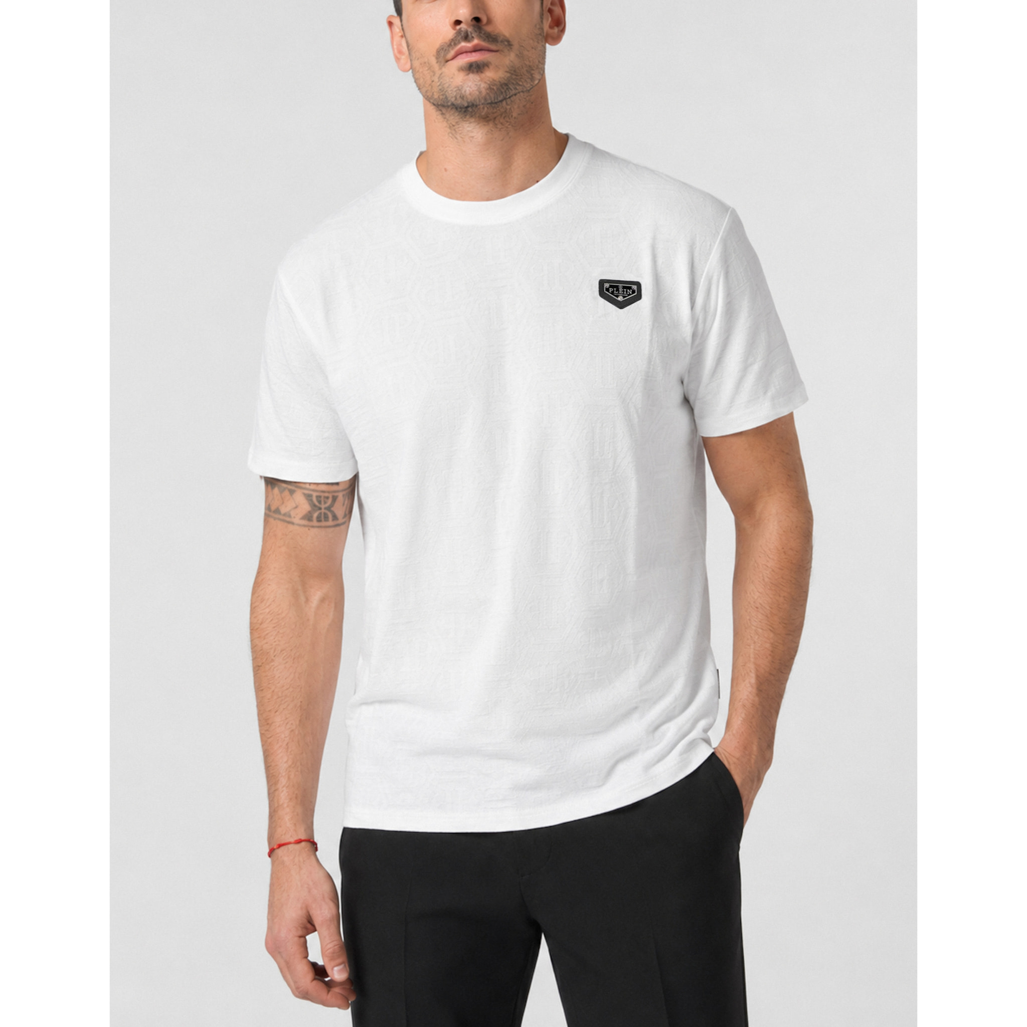 PHILIPP PLEIN T-shirt girocollo a maniche corte MONOGRAM