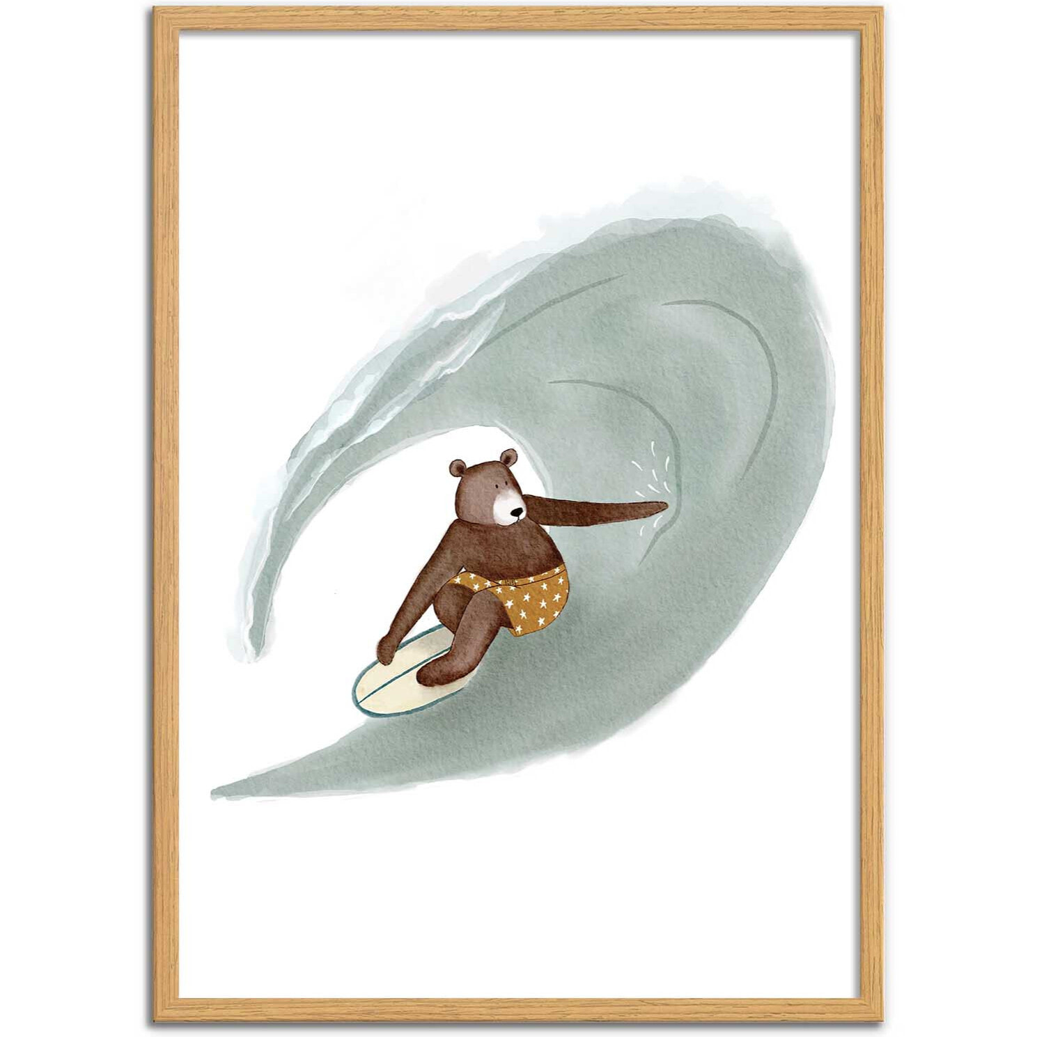 Affiche - Barnaby Surf - Urchin Bay