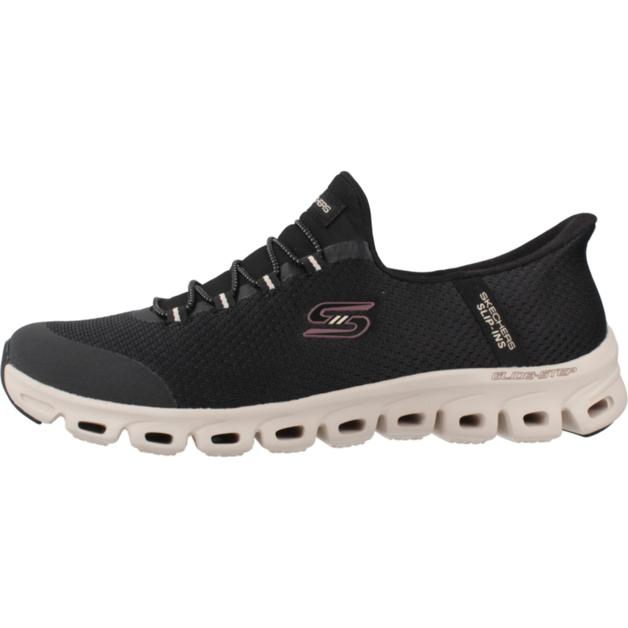 Sneakers De  Mujer Slip-ins Glide Step Vibey Negro