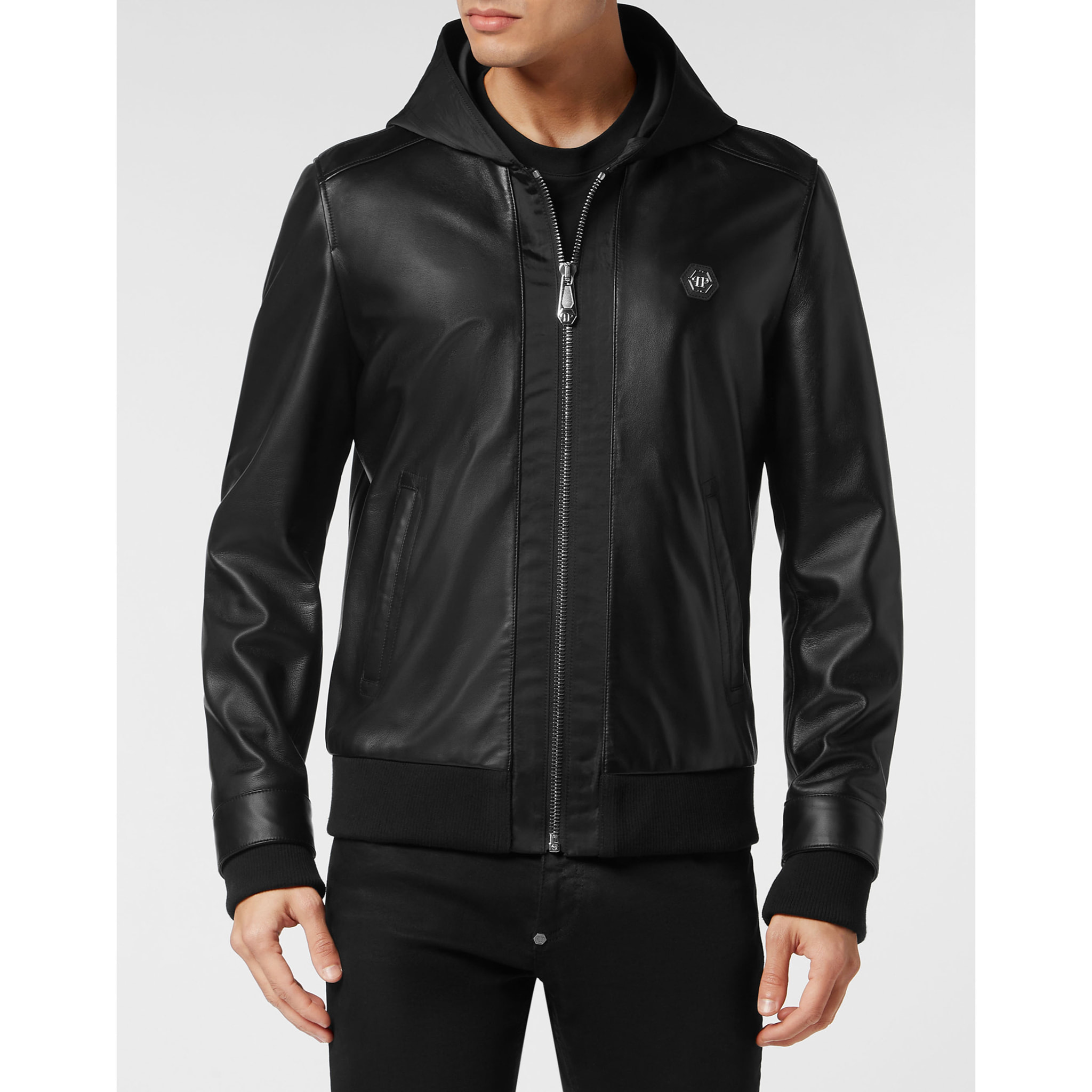 PHILIPP PLEIN Leather Jacket