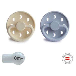 Frigg Pack 2 Chupetes Block Silicona Moon Phase