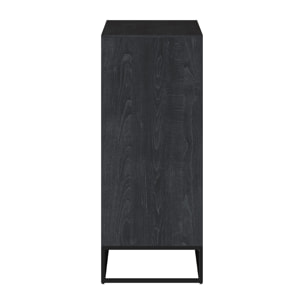 Commode 4 tiroirs en bois d'acacia et pieds en métal - Jakson