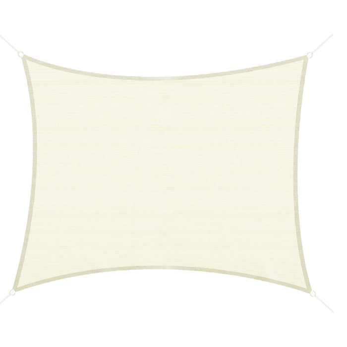 Toldo Vela Triangulo Sombrilla Jardin 3x4m Crema