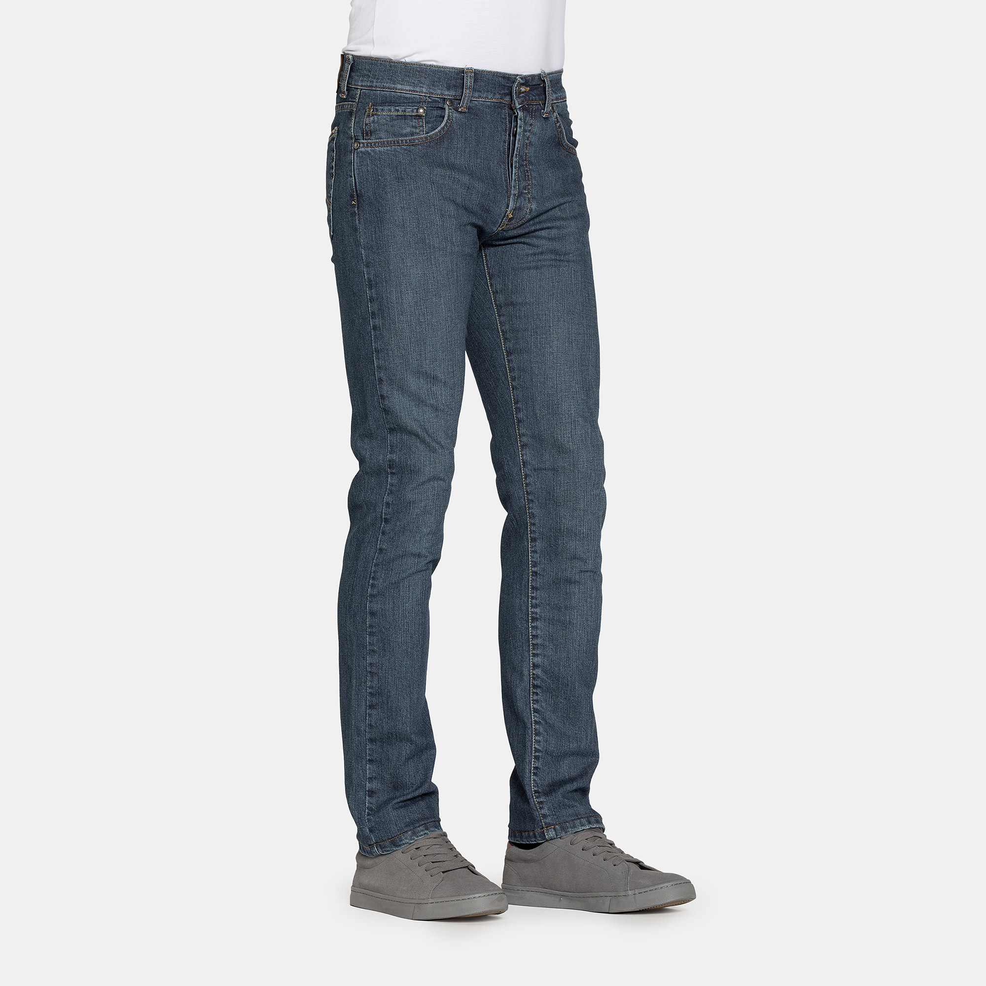 JEANS UOMO 5 TASCHE MOD. 710 IN DENIM ELASTICIZZATO 12 oz.