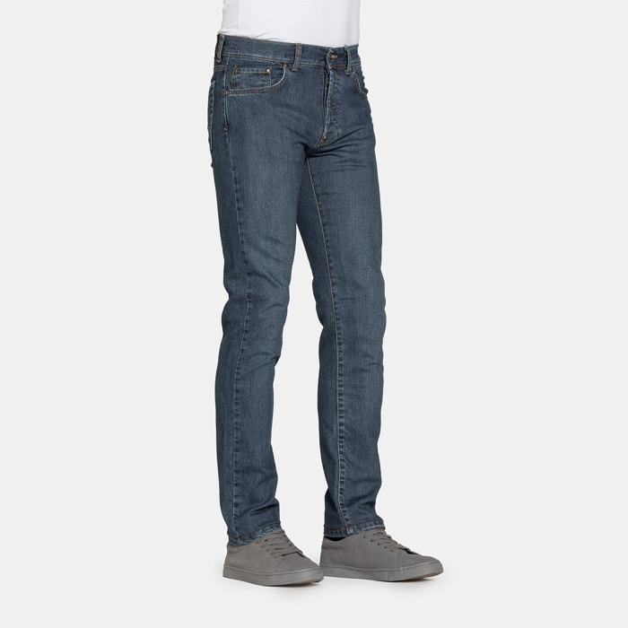 JEANS UOMO 5 TASCHE MOD. 710 IN DENIM ELASTICIZZATO 12 oz.
