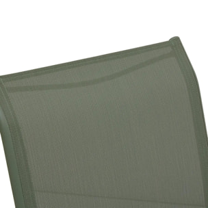 Fauteuil de jardin Piazza empilable vert laurier