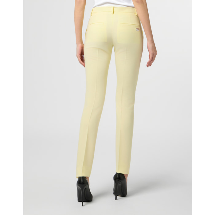 PHILIPP PLEIN Wool Office Trousers Regular Waist