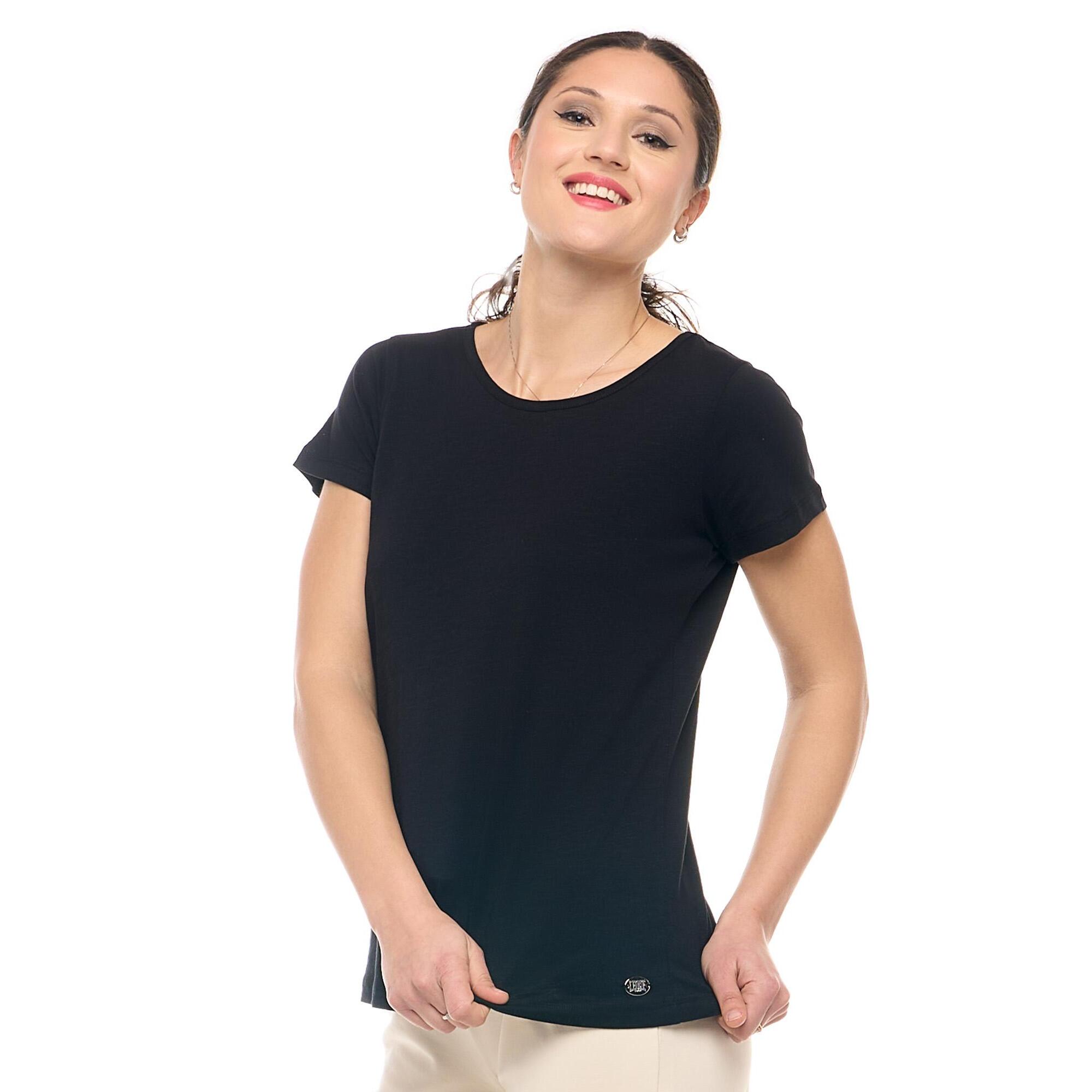 T-shirt da donna a maniche corte Leone Basic