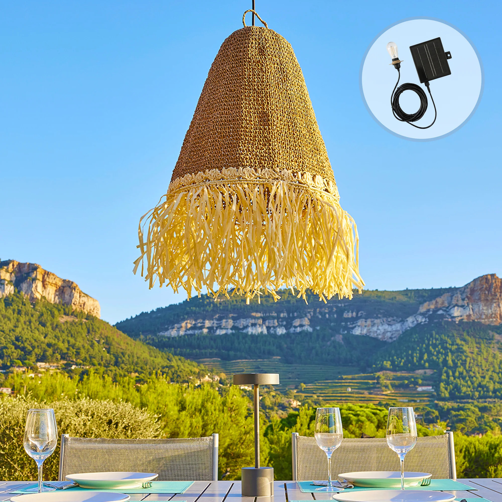 Suspension solaire PALOMA D40CM 5M