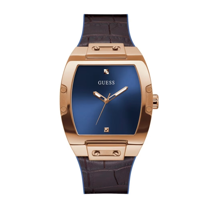 Reloj Guess GW0386G2 Hombre Analogico Cuarzo con Correa de Silicona