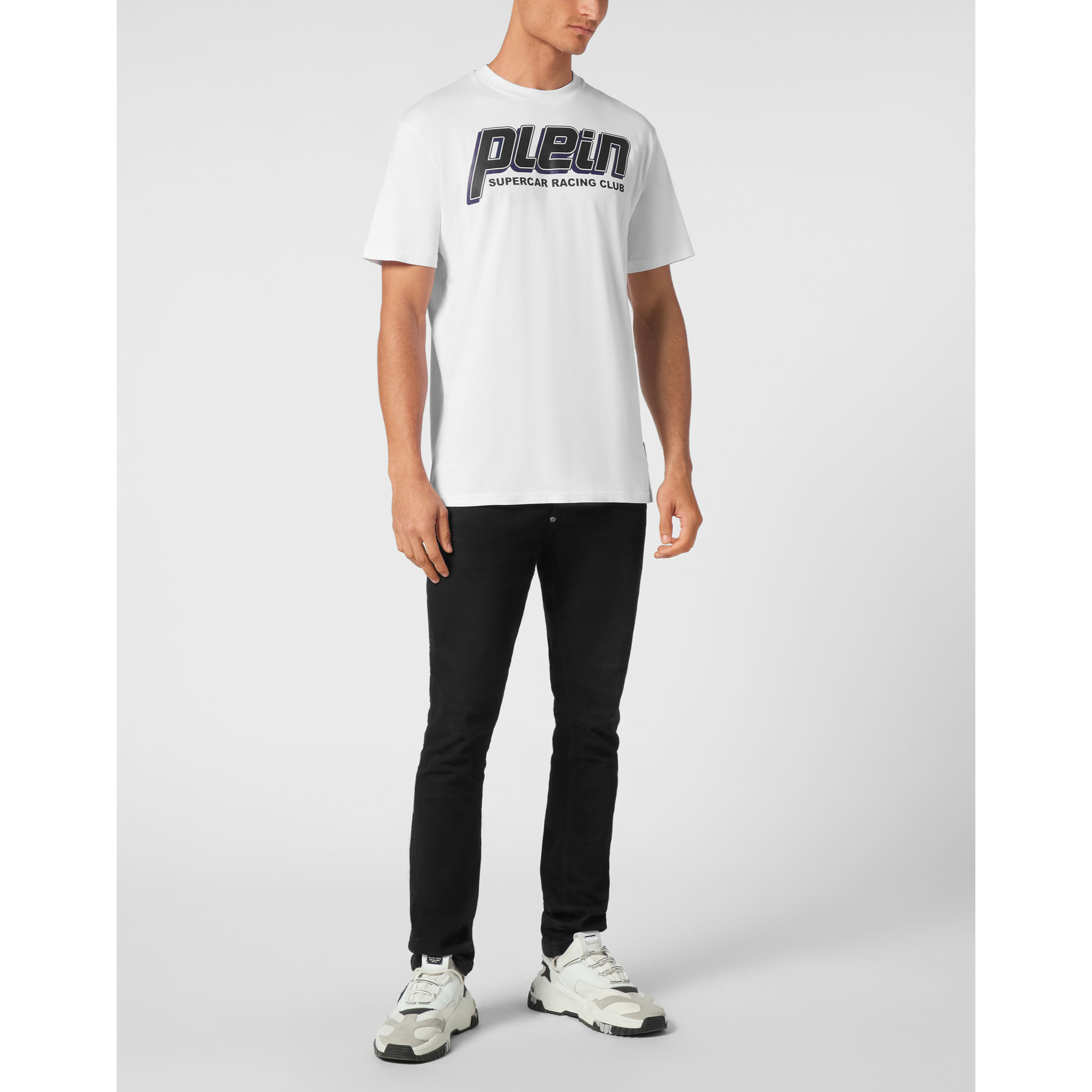 PHILIPP PLEIN Maglietta a girocollo RACING