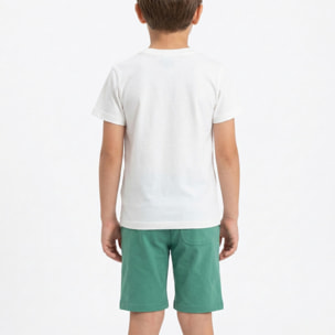 Set t-shirt e bermuda jersey