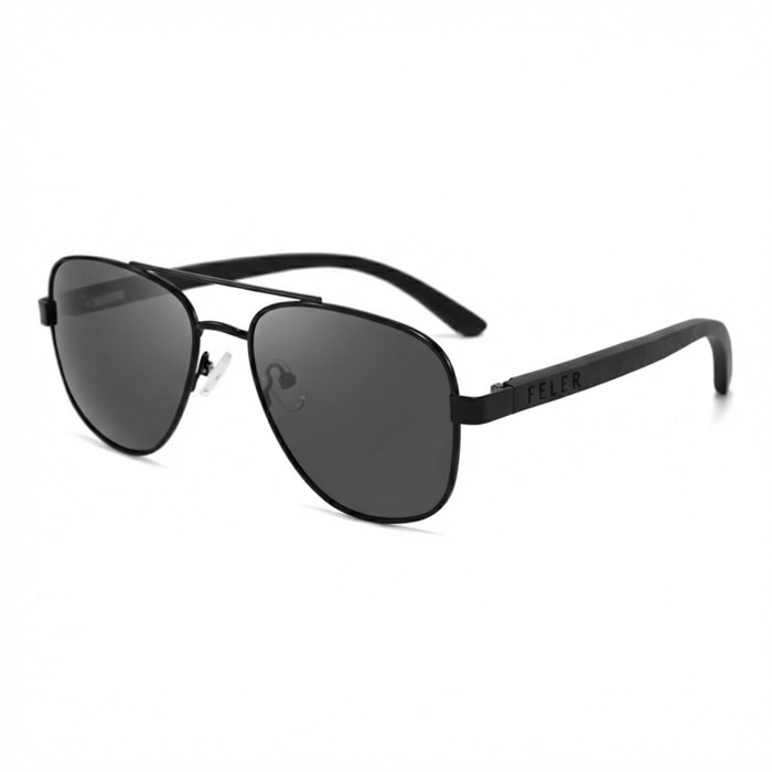 Gafas de Sol Feler 1717-1 Polarizadas de Madera Unisex 57 mm