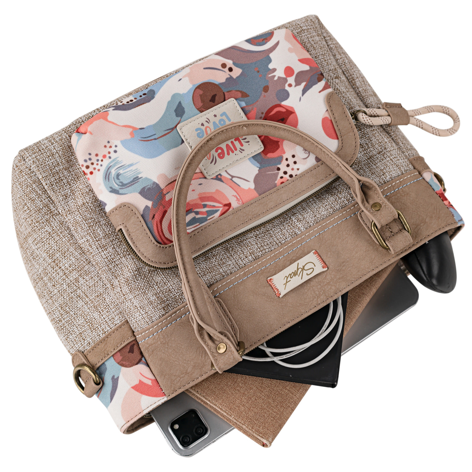 Bolso De Mano Skpat Leyre Taupe