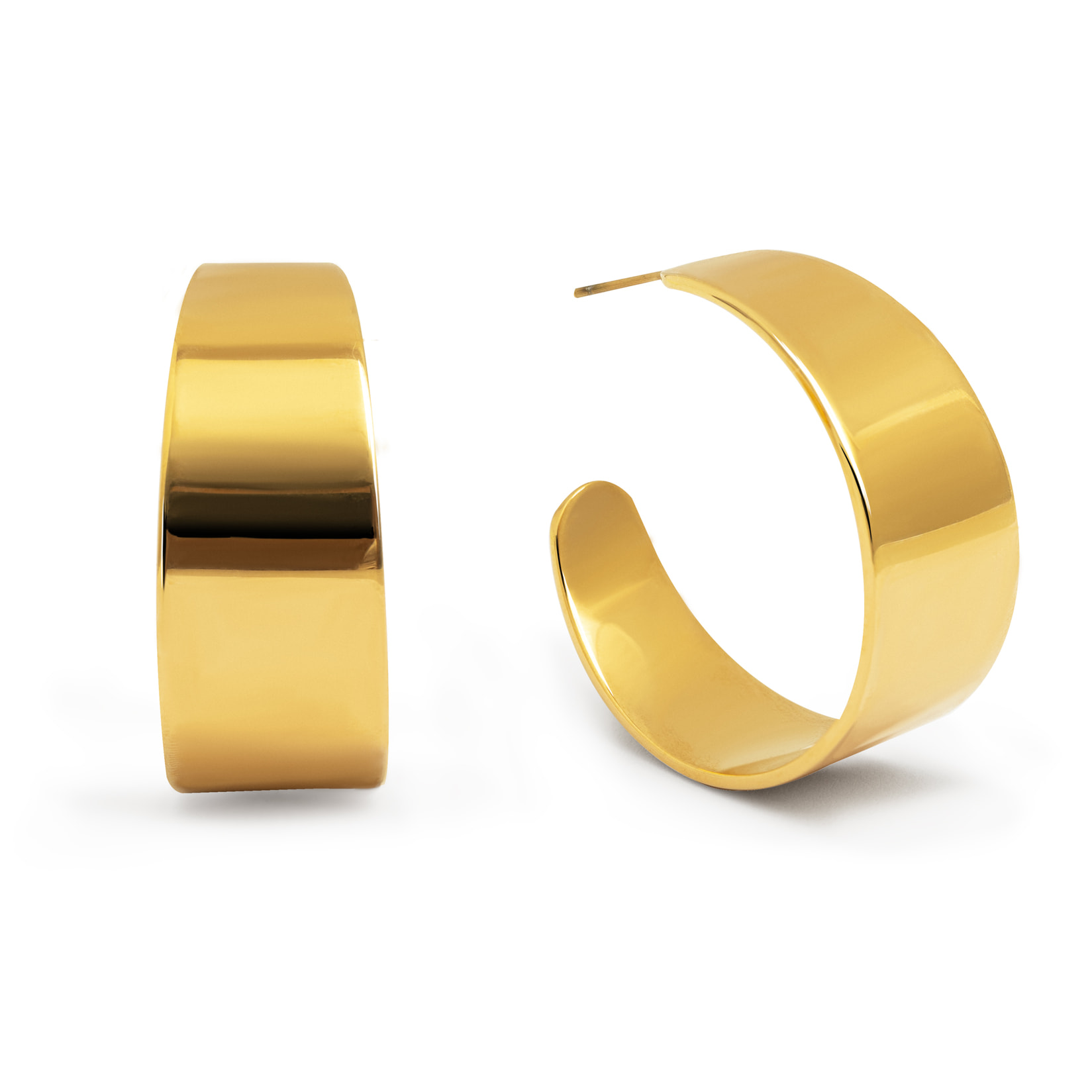 Orecchino Giorgia  in Acciaio Placcato Oro