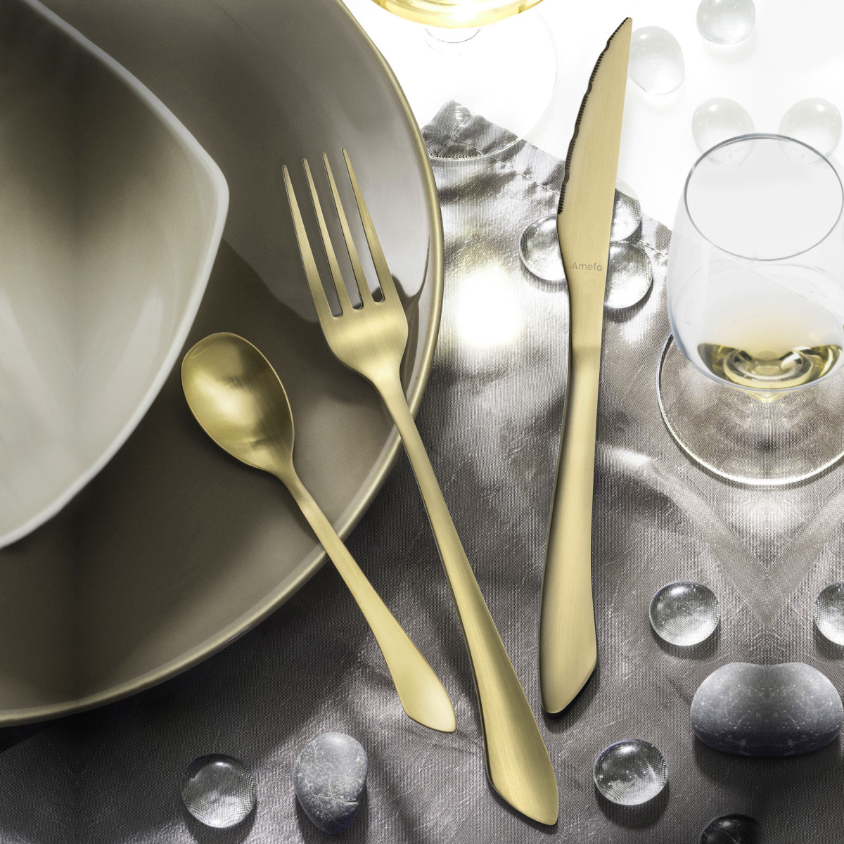 Intuition Champán - Cubertería 32 piezas