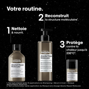 Serie Expert Absolut Repair Molecular - Coffret Shampooing 300 ml + Sérum 250 ml + masque 50 ml