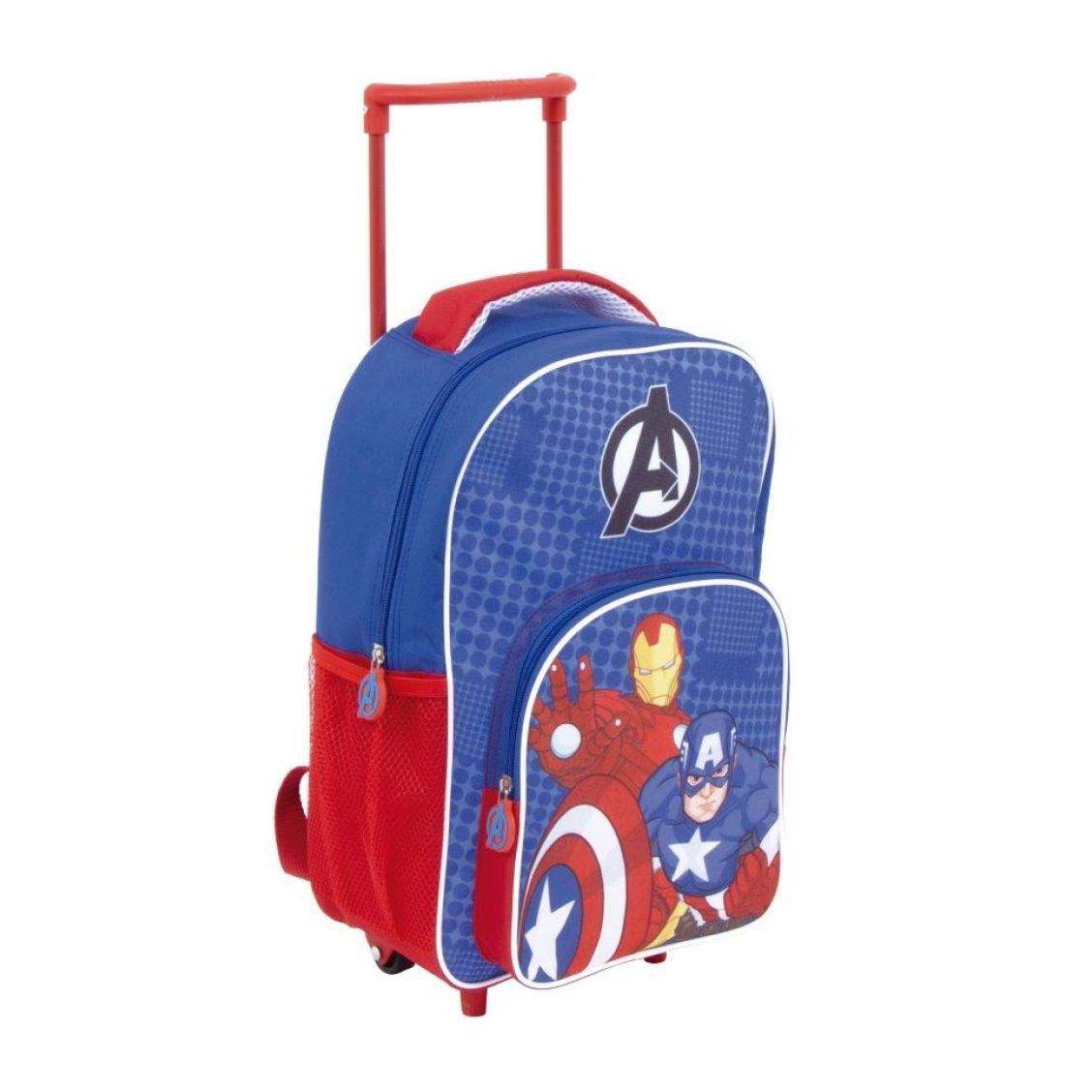 Trolley e Zaino Asilo Avengers Capitan America Iron Man Lui Marvel Multicolor