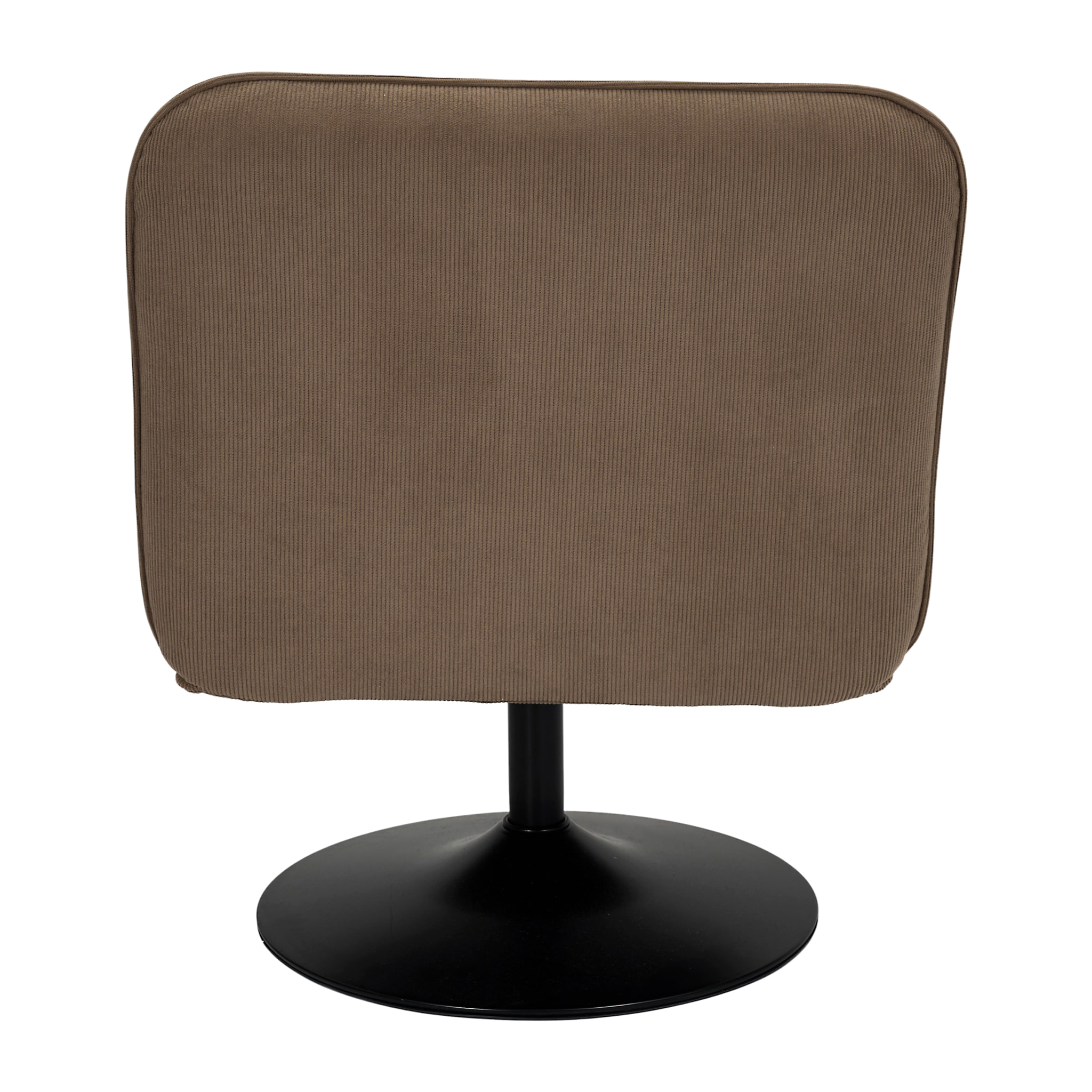 Fauteuil - HOME DECO FACTORY - Jules - Chic - Pivotant - Marron
