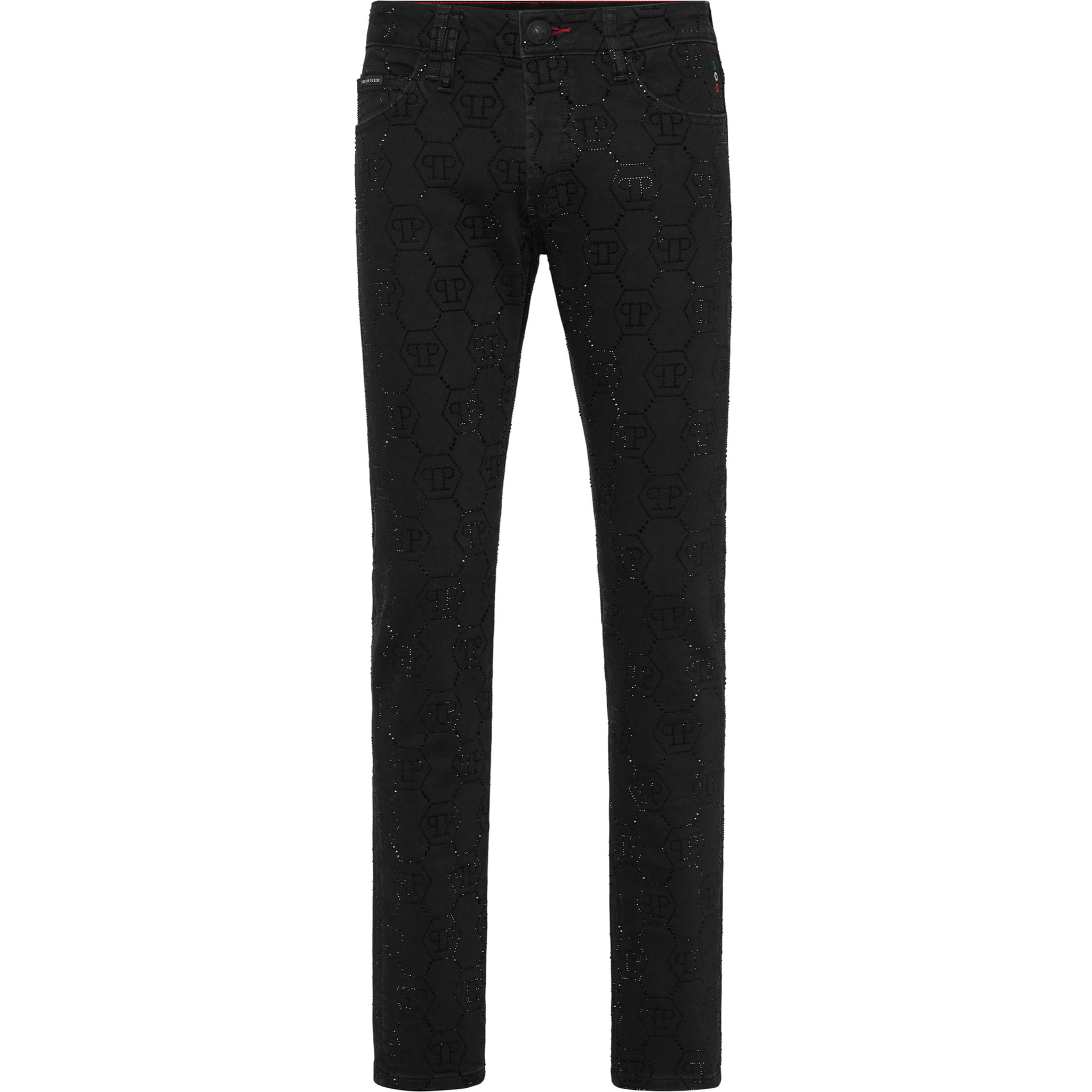 PHILIPP PLEIN Vaqueros de corte recto MONOGRAM