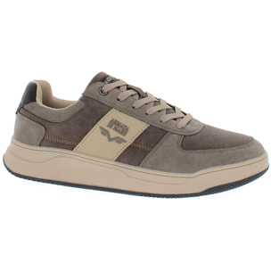 Armata di Mare Scarpe Uomo Sneakers Basse Stringate con Soletta Rimovibile in Memory Foam AMU 2N817 Taupe