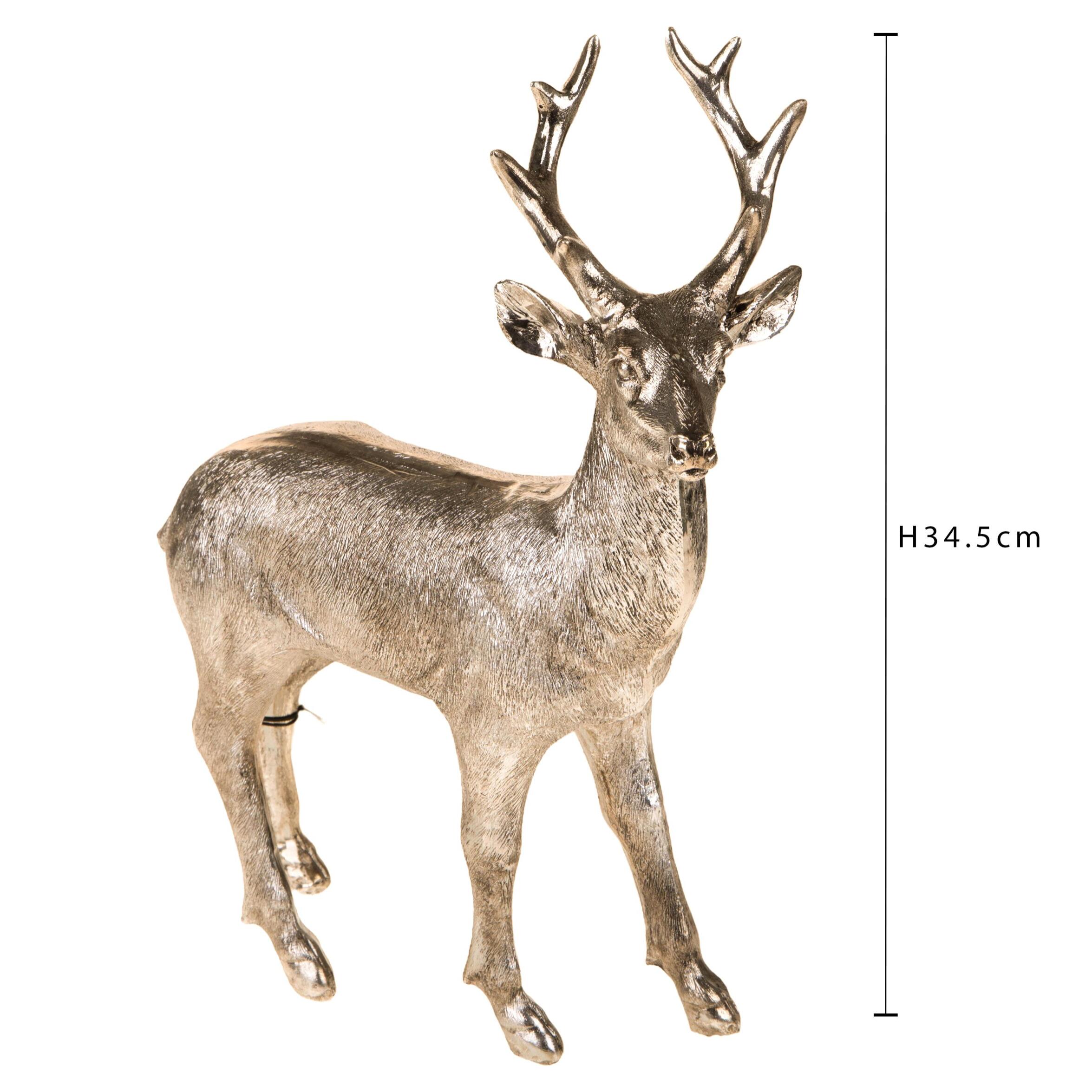 Renna in piedi - Pezzi 1 - 26xH34,5x11cm - Bianchi Dino SpA